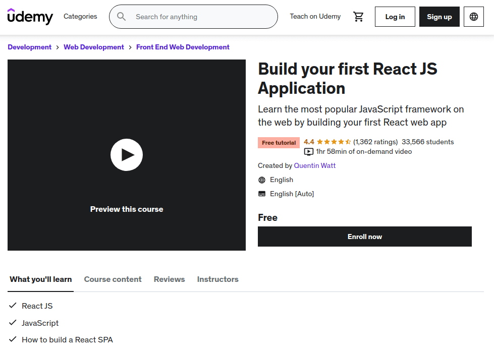 Build Your First React JS Application