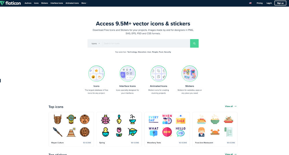 Flaticon - vector icons & stickers