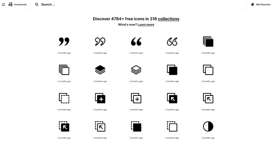 Iconmonstr - Free Simple Icons for Your Next Project