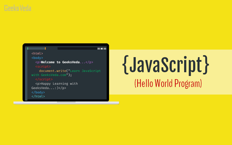 JavaScript Hello World Program