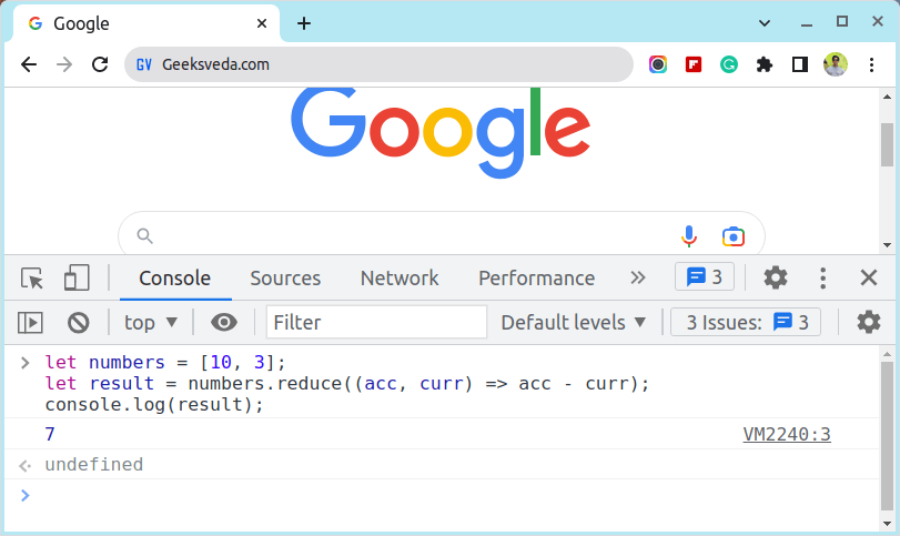 JavaScript reduce() Method