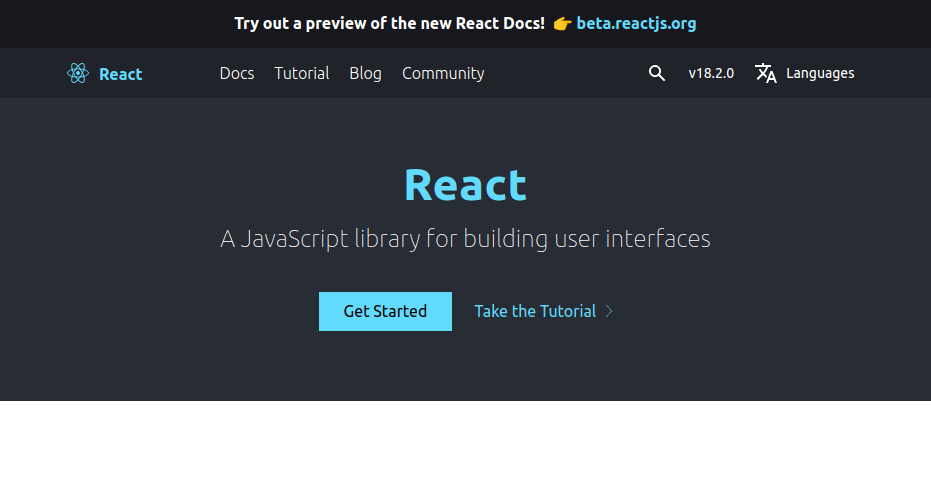 React