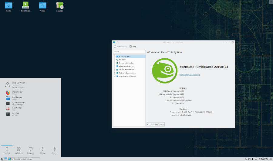 openSUSE Tumbleweed