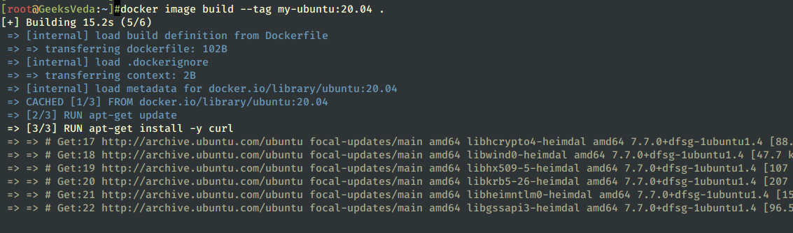 Build Docker Ubuntu Container