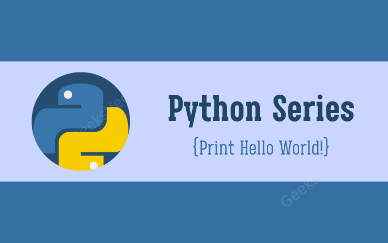 Python Hello World Program