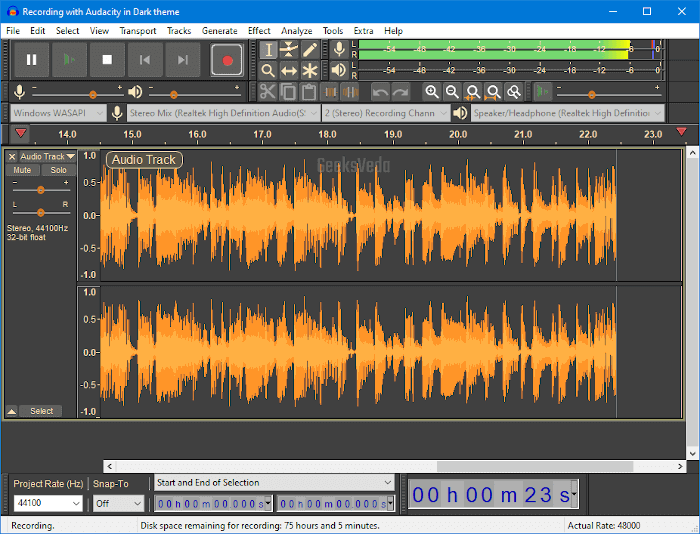 Audacity - Digital Audio Editor