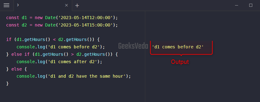 Time Consideration in JavaScript