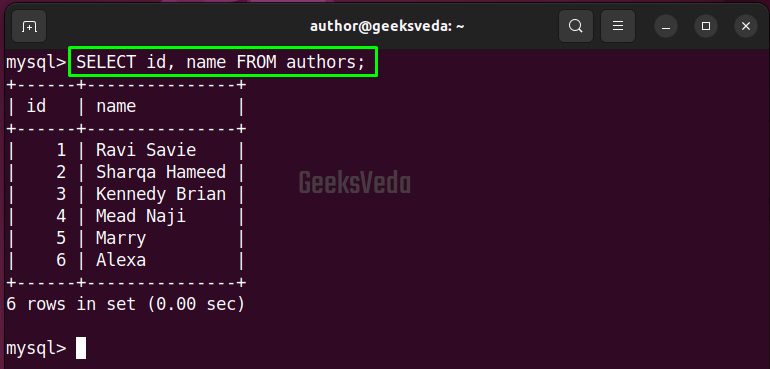 Correcting Invalid Column Names Error