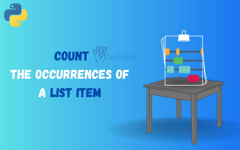 Count the Occurrences of a List Item