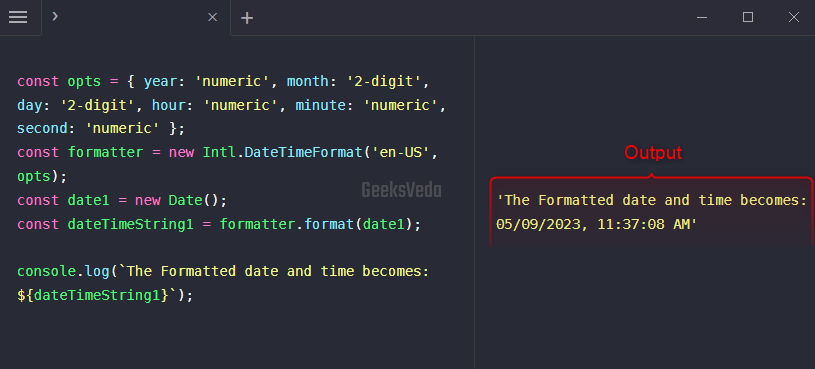 Time Format With MM-DD-YYYY and HH-MM-SS