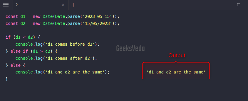 Different Date Formats Issues in JavaScript