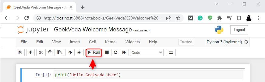 Run Code in Jupyter