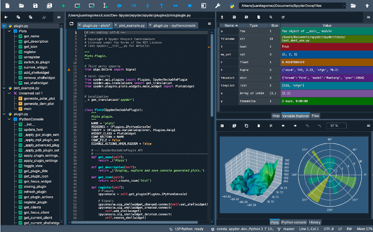 Spyder - Scientific Environment For Python