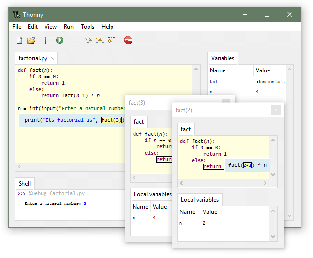 Thonny Python IDE