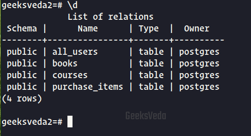 Update Rows in PostgreSQL