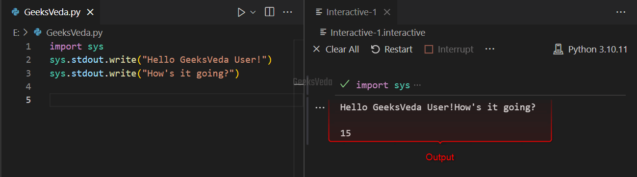 Using Python write() Method