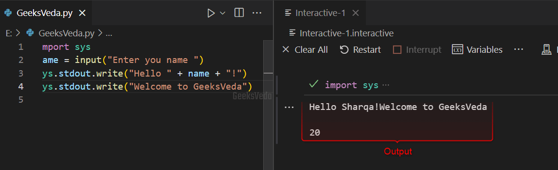 Using sys Module in Python