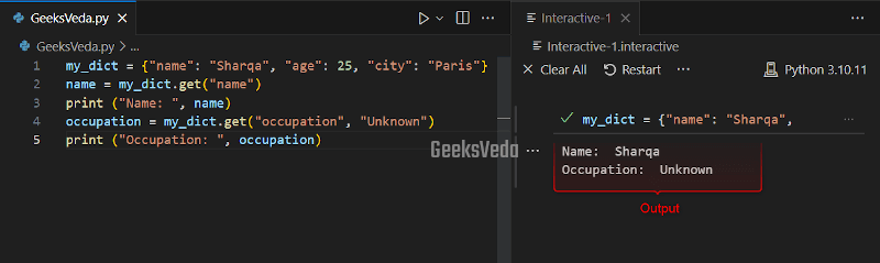 Access and Modify Dictionary By Defined Value