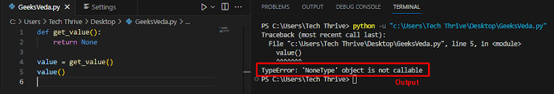 Assigning a Function to a Variable w ith None Value