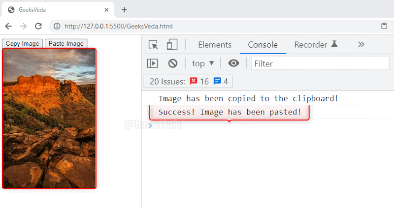 Copy an Image to the Clipboard in JavaScript