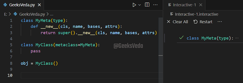 Create Custom Metaclasses in Python
