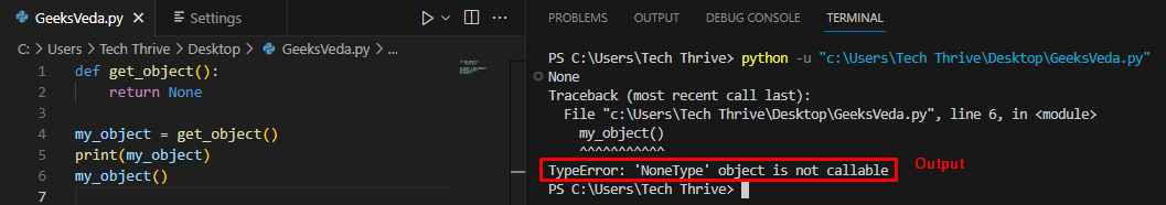 Debug Variable Value in Python