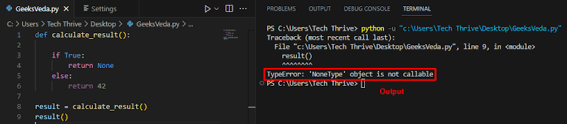 Function Return Value in Python