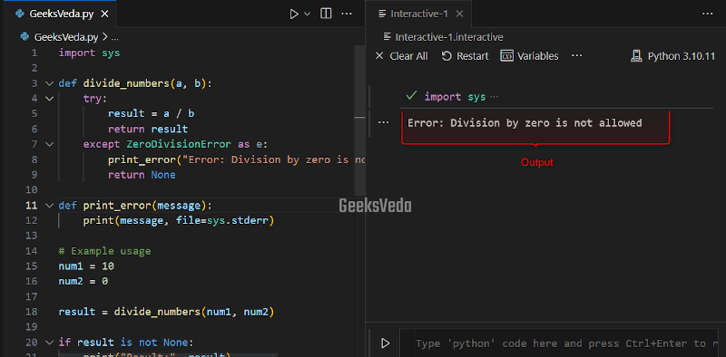 Logging Error Messages and Debugging