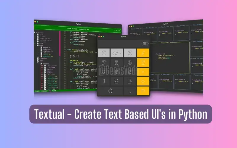Textual - Create TUI in Python