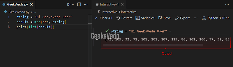 Using Python map() Function With String