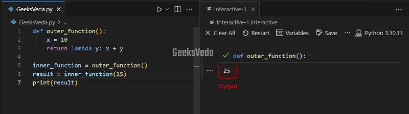 Variable Scope and Closure in Python