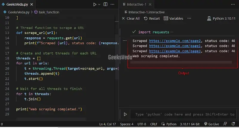 Web Scarping Use Cases Threading