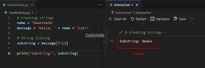 Extract a Substring from a String