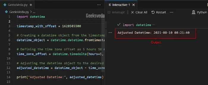 Handling Timestamps with Time Zones