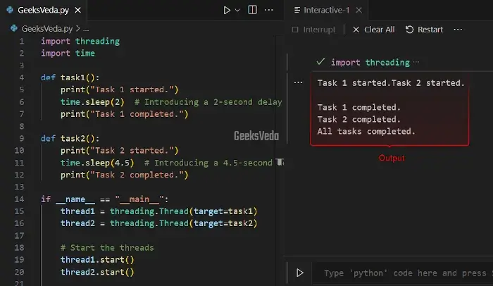 Python Threading Module