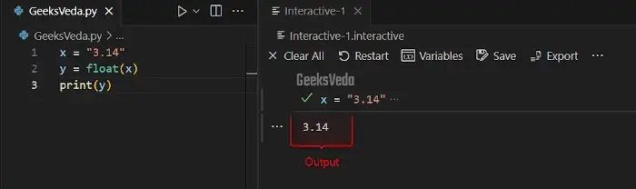 Using float() Function in Python