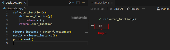 Create Closures in Python