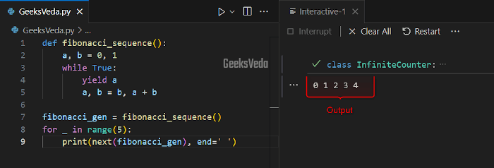 Create Efficient Iterators with Generators Function