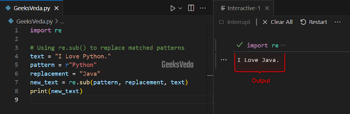 Python's re Module