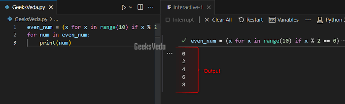 Python's Generator Expressions