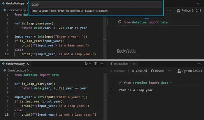 Using Date Class Method in Python