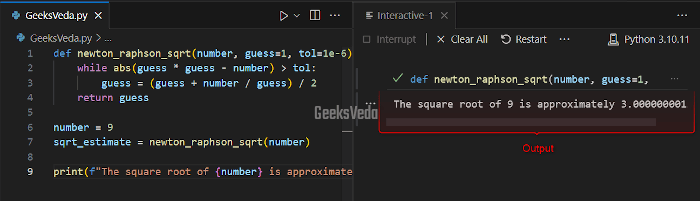 Using Newton-Raphson Method