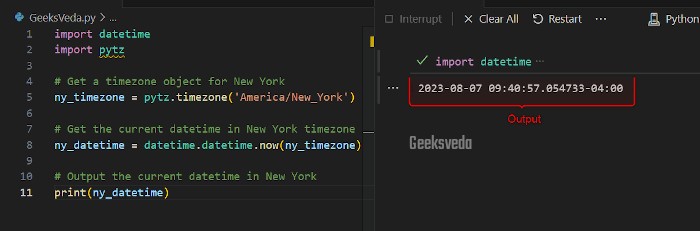 Working with Timezones