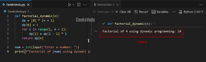 Using Dynamic Programming in Python