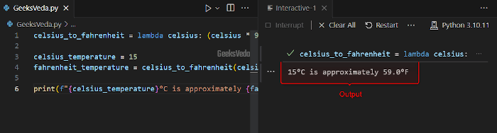 Using Lambda Function in Python