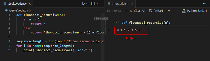 Using Recursion Method